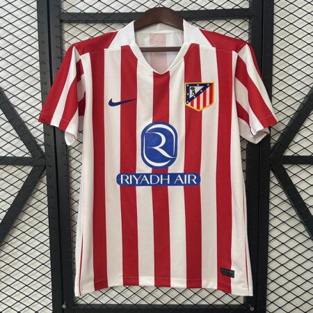 Atlético Madrid 202526 Home Jersey Fan Front Atlético Madrid 2025/26 Home Jersey