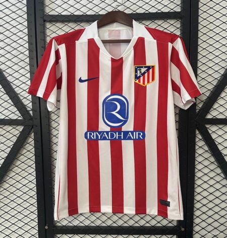 Atlético Madrid 202526 Home Jersey Fan Front Atlético Madrid 2025/26 Home Jersey