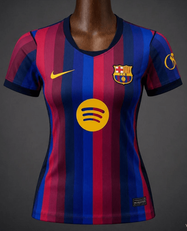 Barcelona 202627 Home Jersey Women Player Front