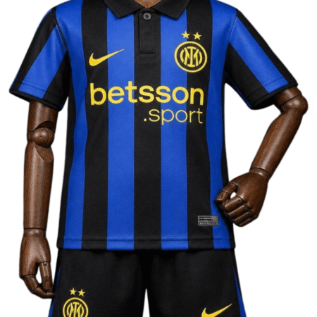 Inter Milan 202627 Home Jersey Kids Kit Front