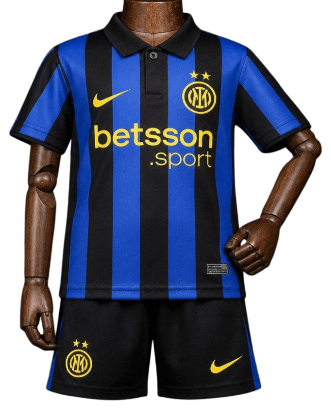 Inter Milan 202627 Home Jersey Kids Kit Front