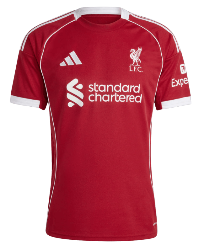 Liverpool 2025/26 Home Jersey - Player Front Liverpool 2025/26 Home Jersey - Player Front
