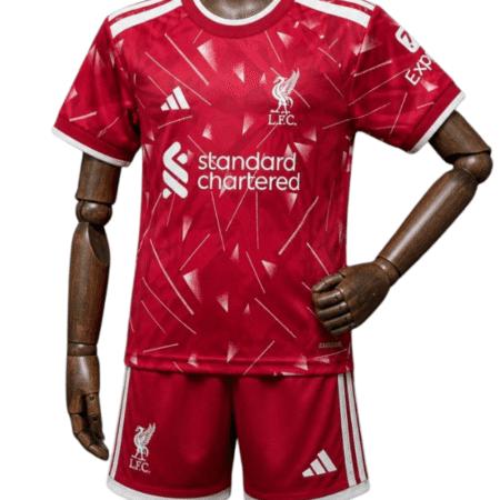 Liverpool 202627 Home Jersey Kids Kit Front