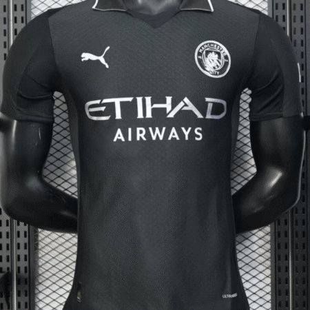 Manchester City 202526 Away Jersey Player Front