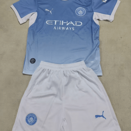 Manchester City 202627 Home Jersey Kids Kit Manchester City 202627 Home Jersey Kids Kit