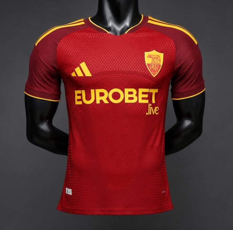 AS Roma 202627 Home Jersey Player Front