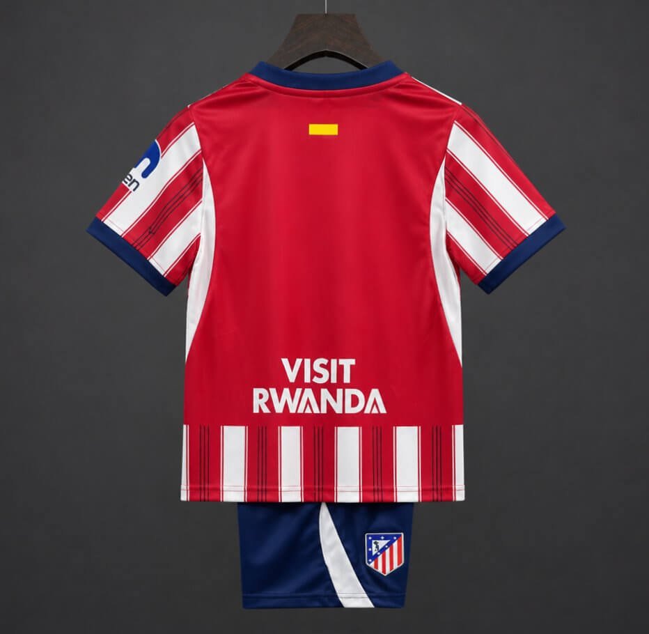 Atlético Madrid 202627 Home Jersey Kids Kit - Back